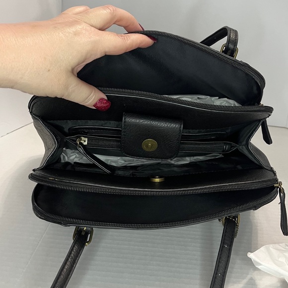 Bueno Leather Handbag EUC - Picture 3 of 7